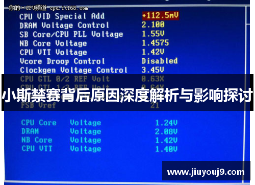 小斯禁赛背后原因深度解析与影响探讨 小斯禁赛背后原因深度解析与影响探讨